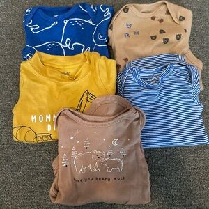 Carters 3 month long sleeve onesie lot